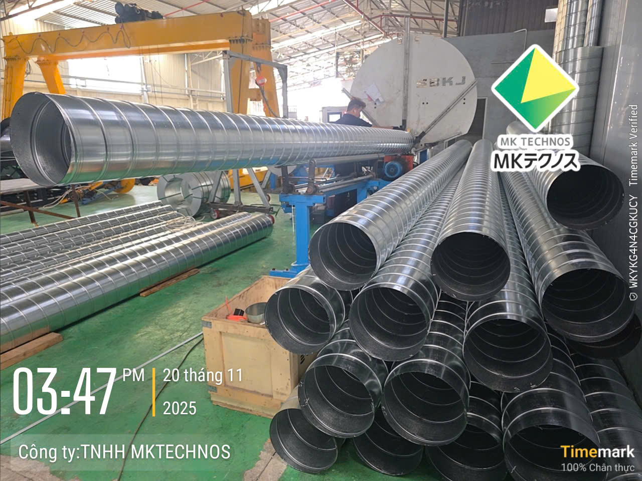 Ống Gió Tròn Xoắn MK Technos: Đỉnh Cao Công Nghệ Thông Gió Nhật Bản