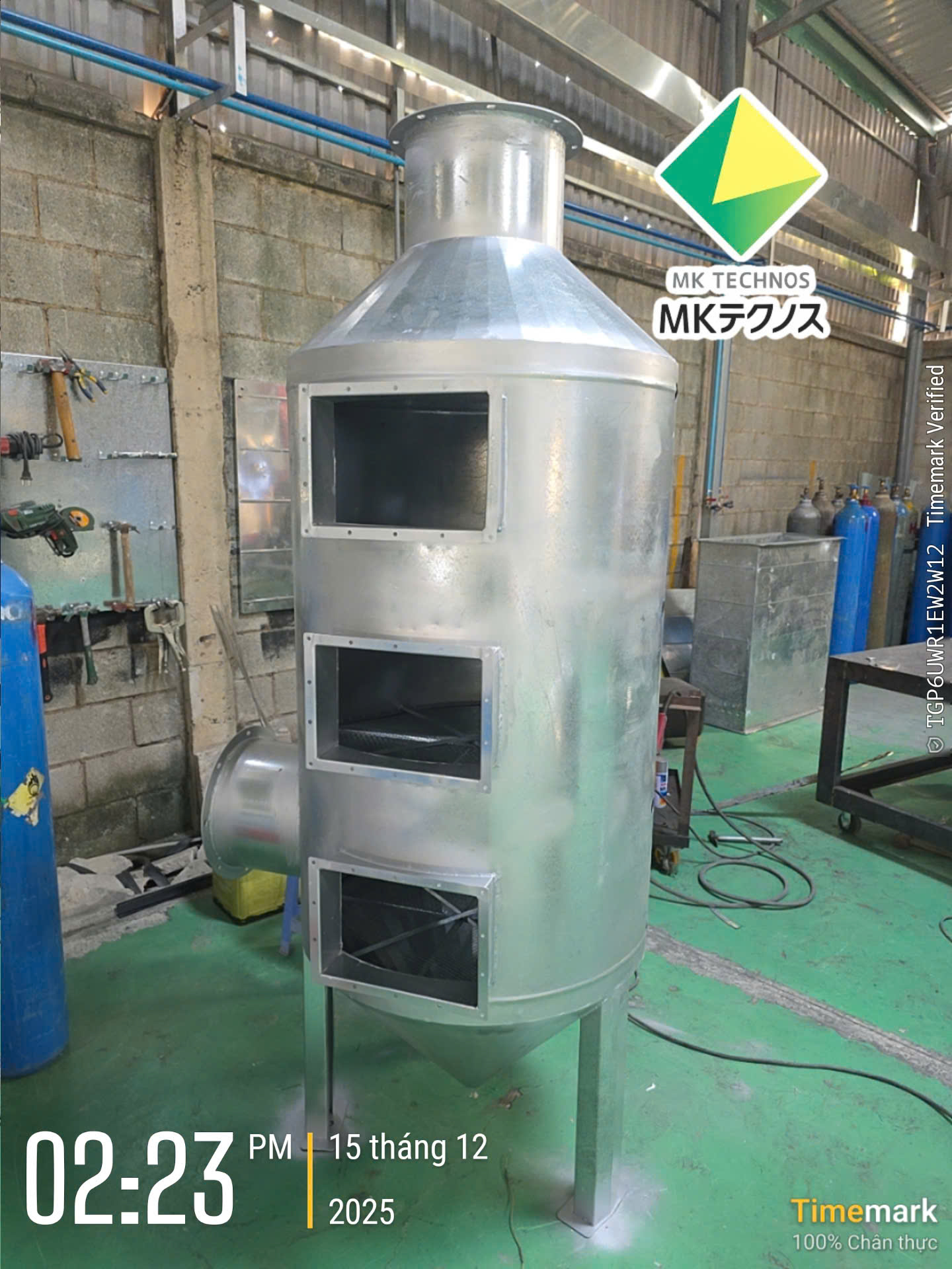 Tháp xử lý mùi MK Technos: Giải pháp làm sạch khí thải tiêu chuẩn Nhật Bản.