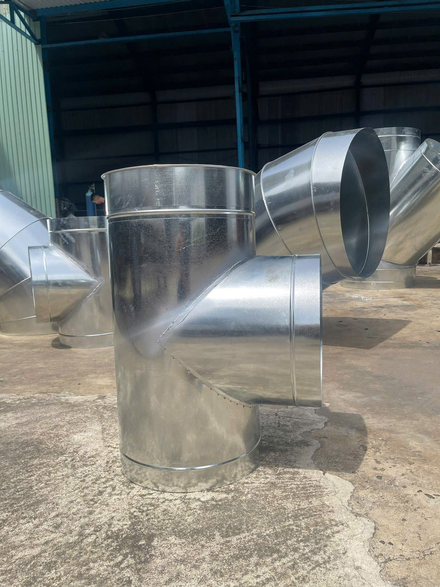 Ống gió chữ T (Tee) MK Technos – Giải pháp kết nối hệ thống thông gió vượt trội